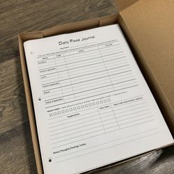 Brand-New 6-Month Daily Food Journal – Wellness, Tracking, Goals