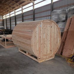 8ft Barrel Sauna