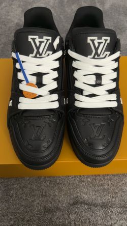 Black LV trainers