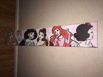 Disney Princess Canvas Painting