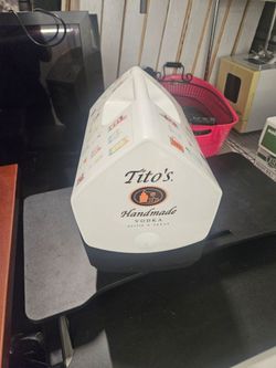 Tito's Vodka - Igloo Playmate Travel Cooler - 16 qts. 15 liters. 30 cans
