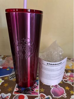 New pink Starbucks cup