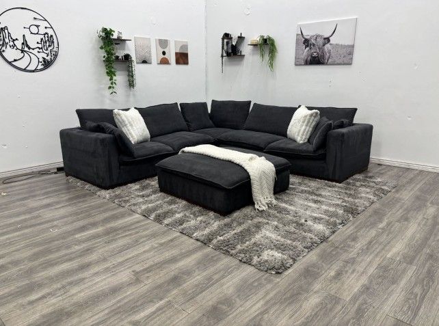 Super Comfy Sectional With Ottoman