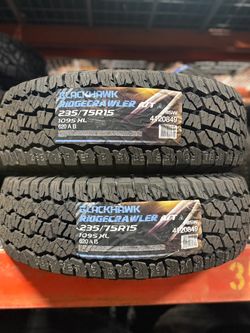 🔥 235/75R15 Blackhawk Ridgecrawler A/T – Set of 4 🔥 CORE TIRE MOTORSPORTS