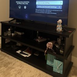 Black TV wooden cabinet