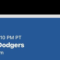 Dodger Tickets 