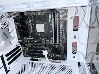 Motherboard,cpu ram and case