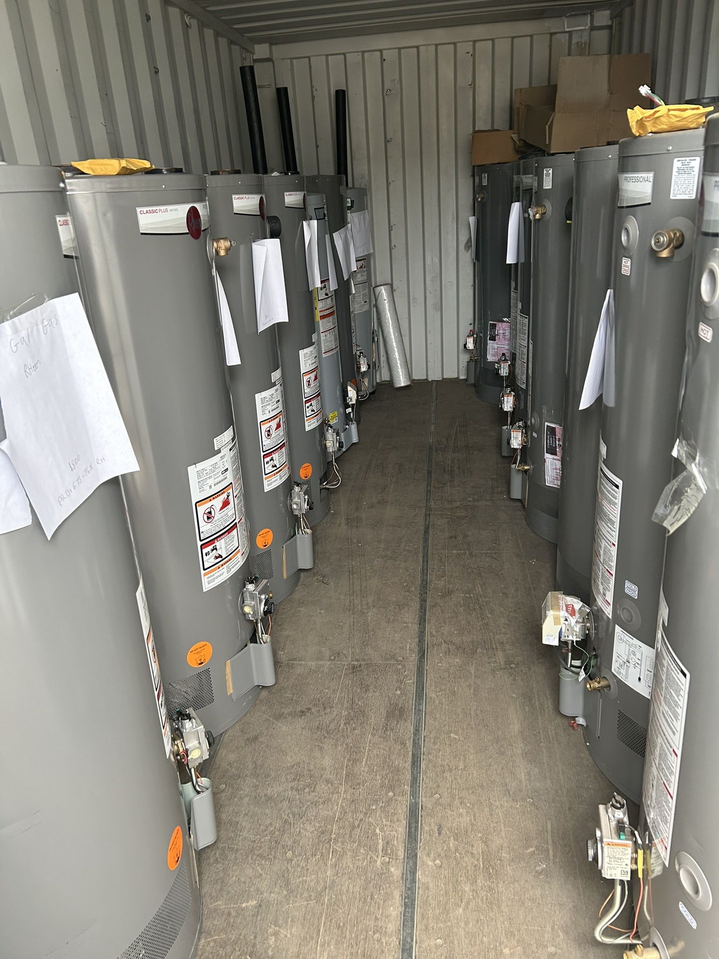 New Water Heaters – Gas & Electric – 30 to 75 Gallons