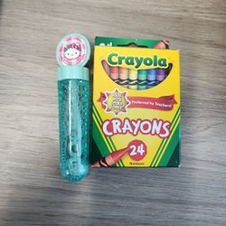 Crayons And Bubbles