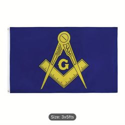 Masonic Flag  3 X 5 Ft 