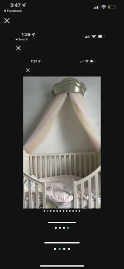 Pottery Barn Cornice Crown With Tulle 