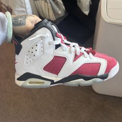 Youth Size 6 Carmine 6s