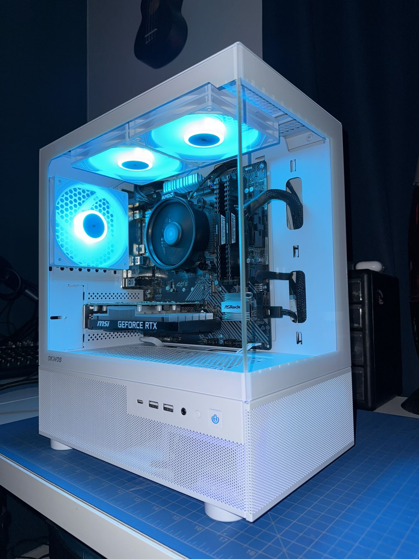 Custom Built White Gaming PC