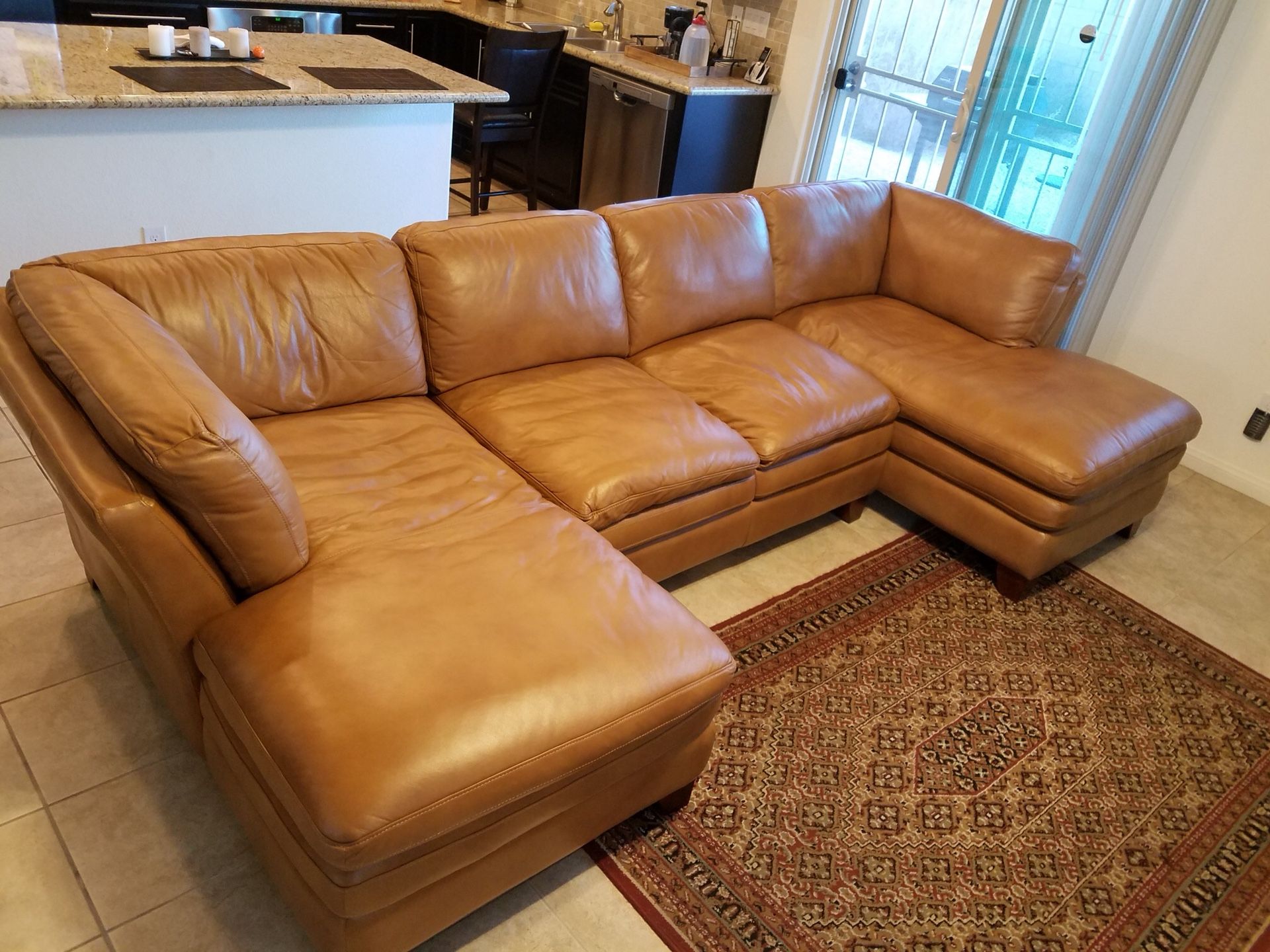 Great 100% leather couch, your house needs it