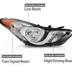 G-PLUS Headlight for Hyundai Elantra (2011–2013)