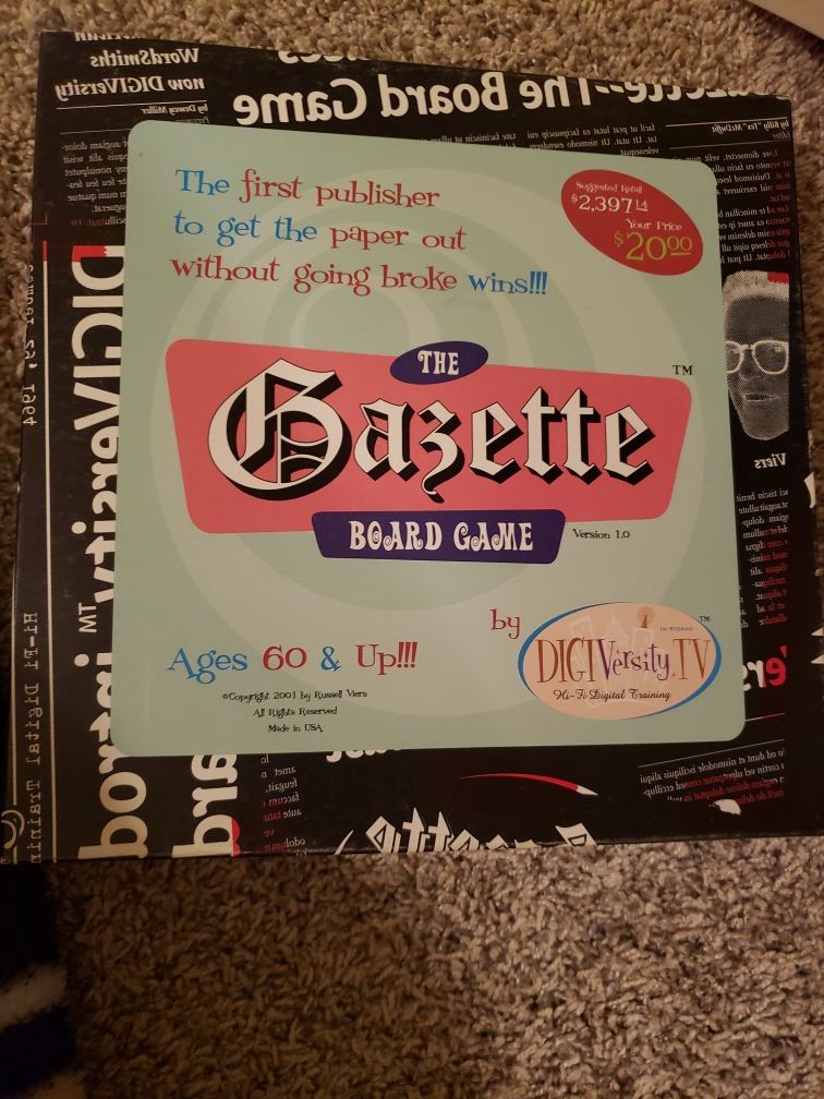 The Gazette Board Game