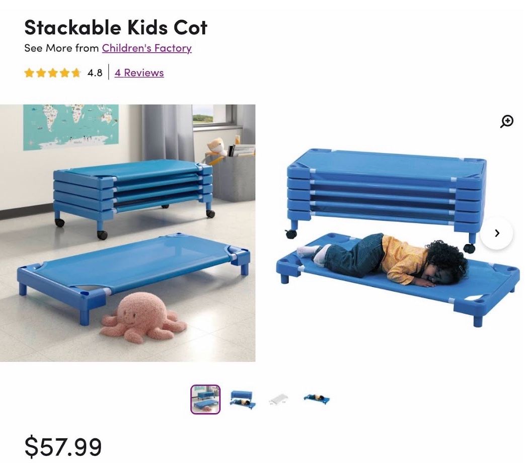 Child’s Cot And Bedding