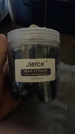 Jwick black T1 tactile SMD Conmpatible
