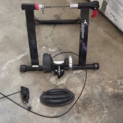 Sportneer Indoor Bike Trainer Stand + Front Wheel Block