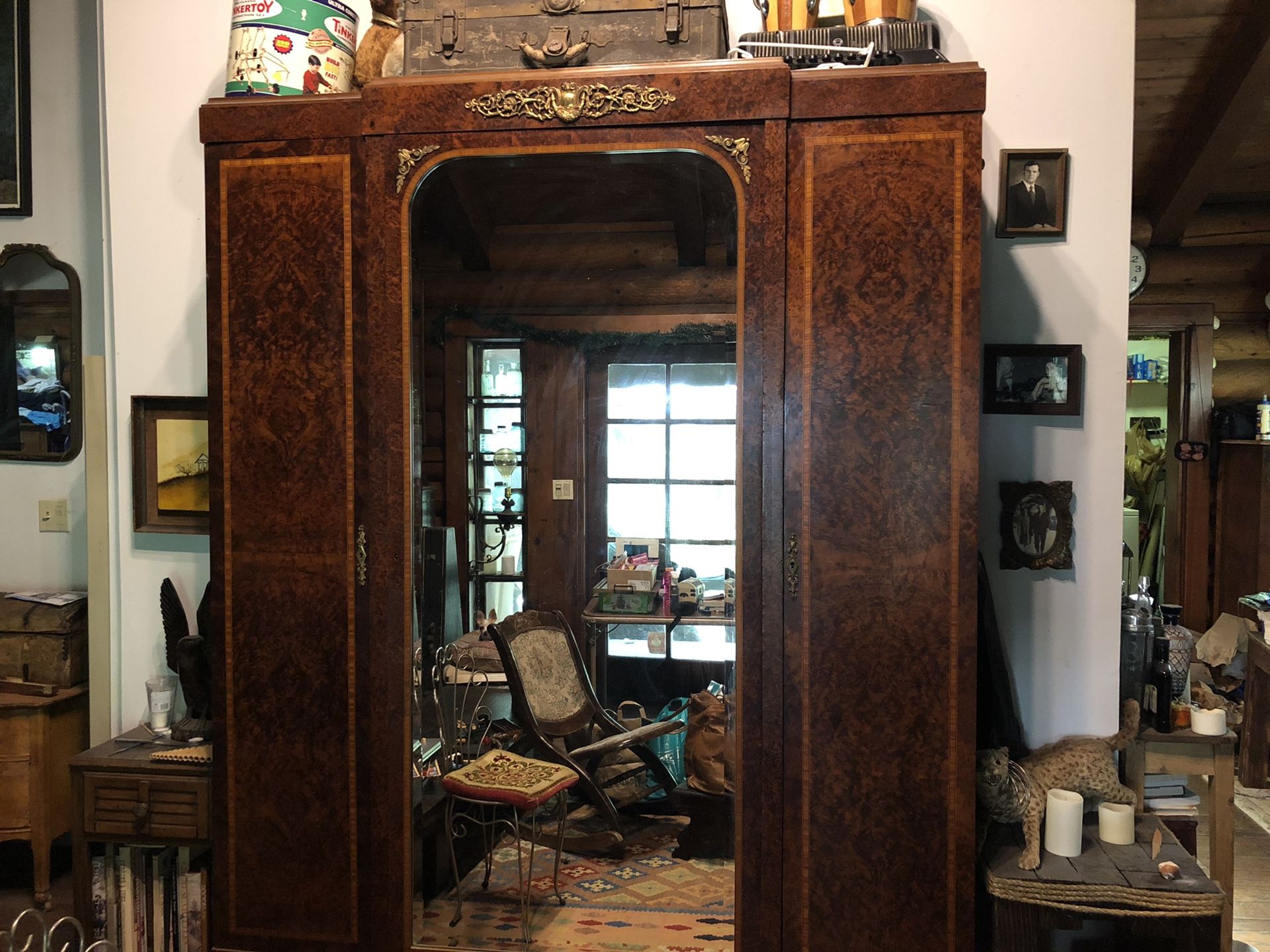 Huge Antique French Knockdown Armoire