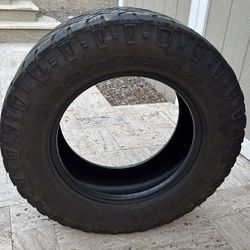 4  Goodyear Duratrac Wrangler Tires-used