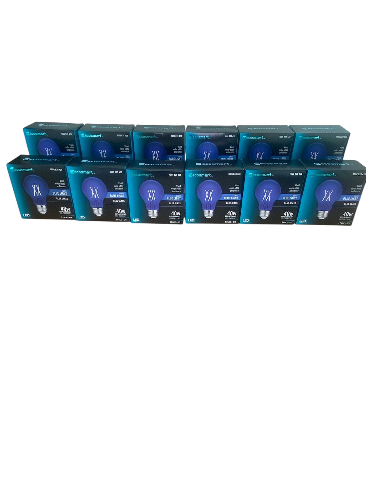Ecosmart 12pk LED Blue Light Bulbs