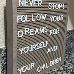 Letters Board