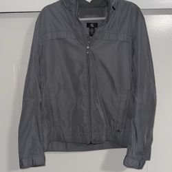 Calvin Klein Reflective Jacket With Hoodie In Collar
