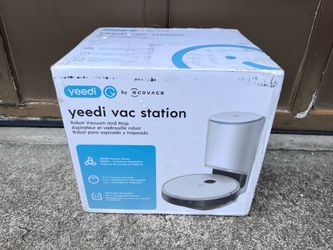 NEW Robot Vacuum & Mop W/ Self Emptying, Yeedi Vac Station Robot Vacuum and Mop, Self Emptying 3 in 1 Cleaner !