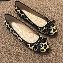 Coach Leopard Print Flats  