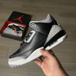 NEW Black Cement 3s (2024) Sz 11 