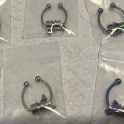 Magnetic Horseshoe Nose Rings