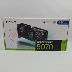 New PNY GeForce RTX 5070 OC 12GB GDDR7 Graphics Card VCG507012TFXTPW1-0