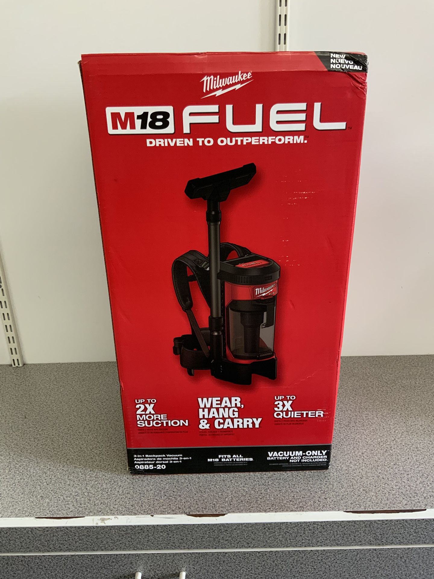 Milwaukee 0885-20 Cordless 3-in-1 Vacuum