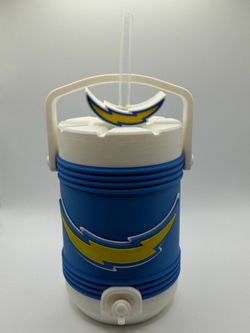 LA Charger 12oz Can Holder W/Straw Topper