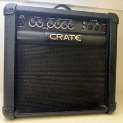 Crate GT15 15W Combo Solid State 2-Channel Guitar Amp 8 Ohm Electric Guitar