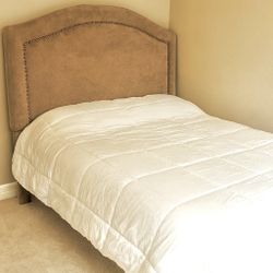 Queen headboard and frame 