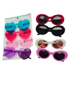 Plastic sunglasses