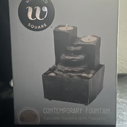 Tea Light Candle Desk /countertop Fountain 