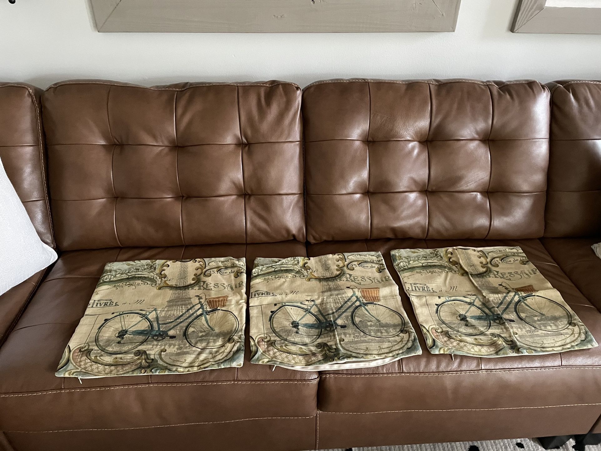 3 Bike Pillow Covers
