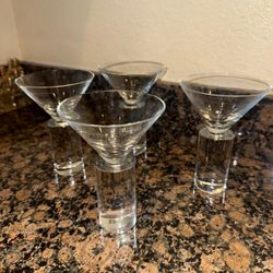 Sasaki Colonnade (4) Martini Glasses, 5 5/8" (S5)