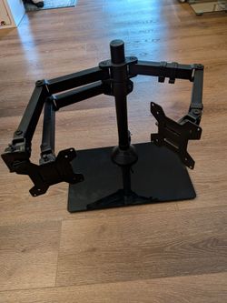 Vivo Freestanding Dual Monitor Stand