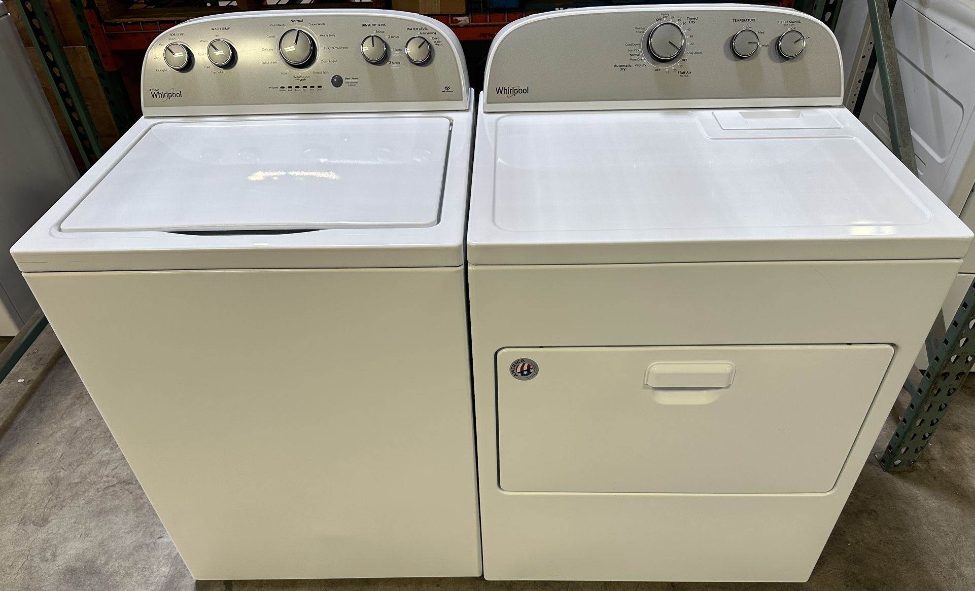 Whirlpool Washer And Electric Dryer