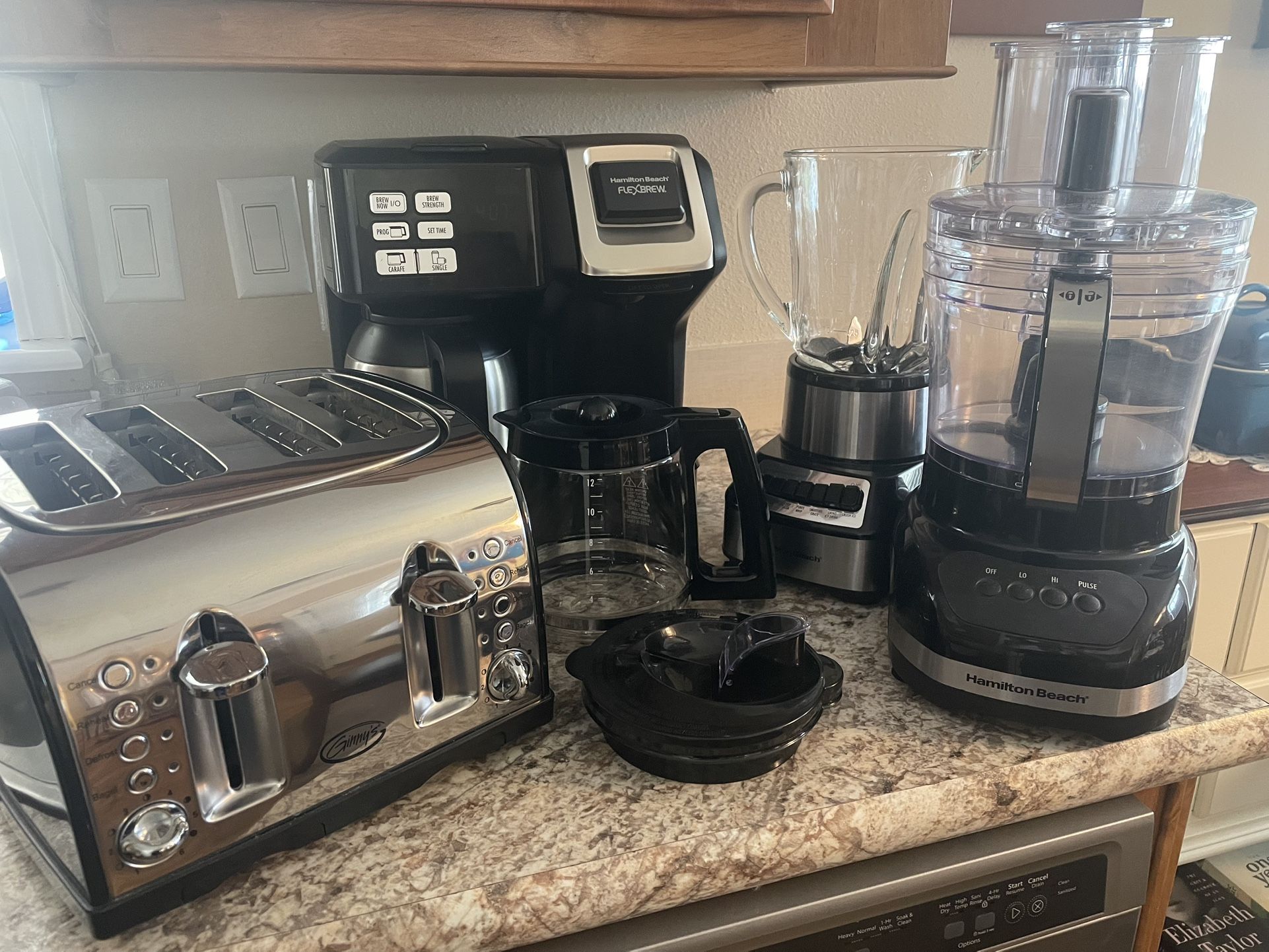 ☕️ 5-Piece Hamilton Beach Kitchen Appliance Set + Stainless Toaster