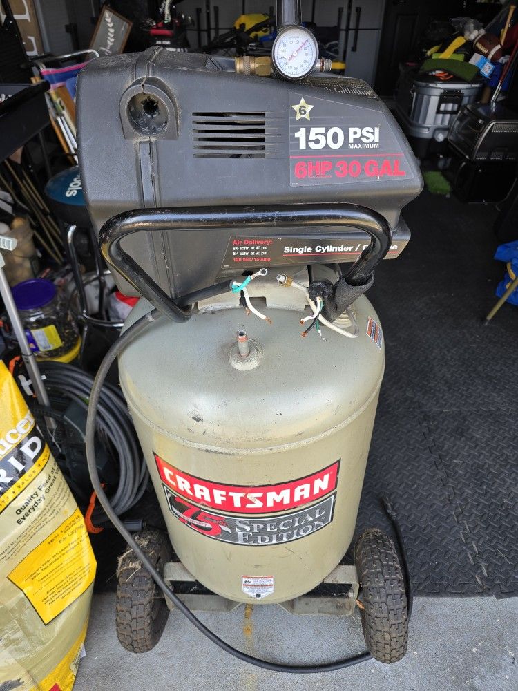 Craftsman 6hp 30 Gallon Air Compressor