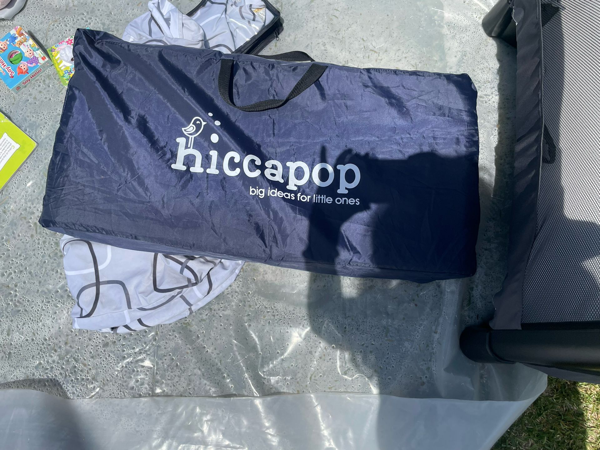 hiccapop tri-fold pack n play mattress