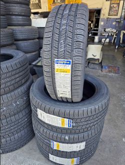 215/55R17 Goodyear assurance all season new tires installed and balanced