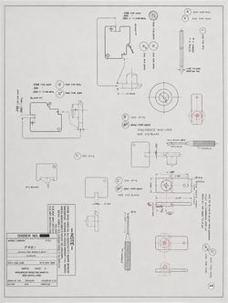 Vintage Winchester Repeating Arms Engineering Drawing – Breech Bolt Cannon