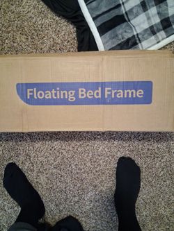 Floating  Queen  Size  Bed Frame LED/Remote