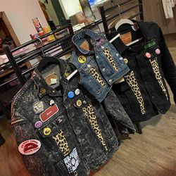 DIY Punk Rock Denim Jackets Custom